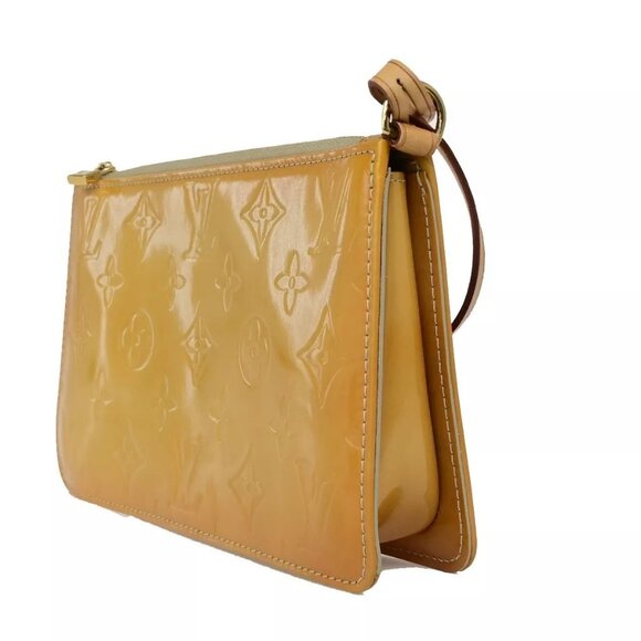 LOUIS VUITTON Lexington Shoulder Bag Monogram Vernis Beige - Picture 4 of 16